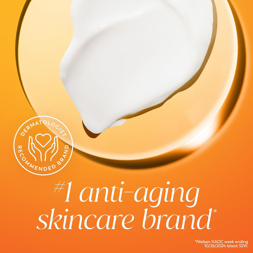 Olay Vitamin C MAX Brightening Face Moisturizer for Women - Hydrating Cream to Even Tone & Reduce Dark Spots, 1.7 Oz