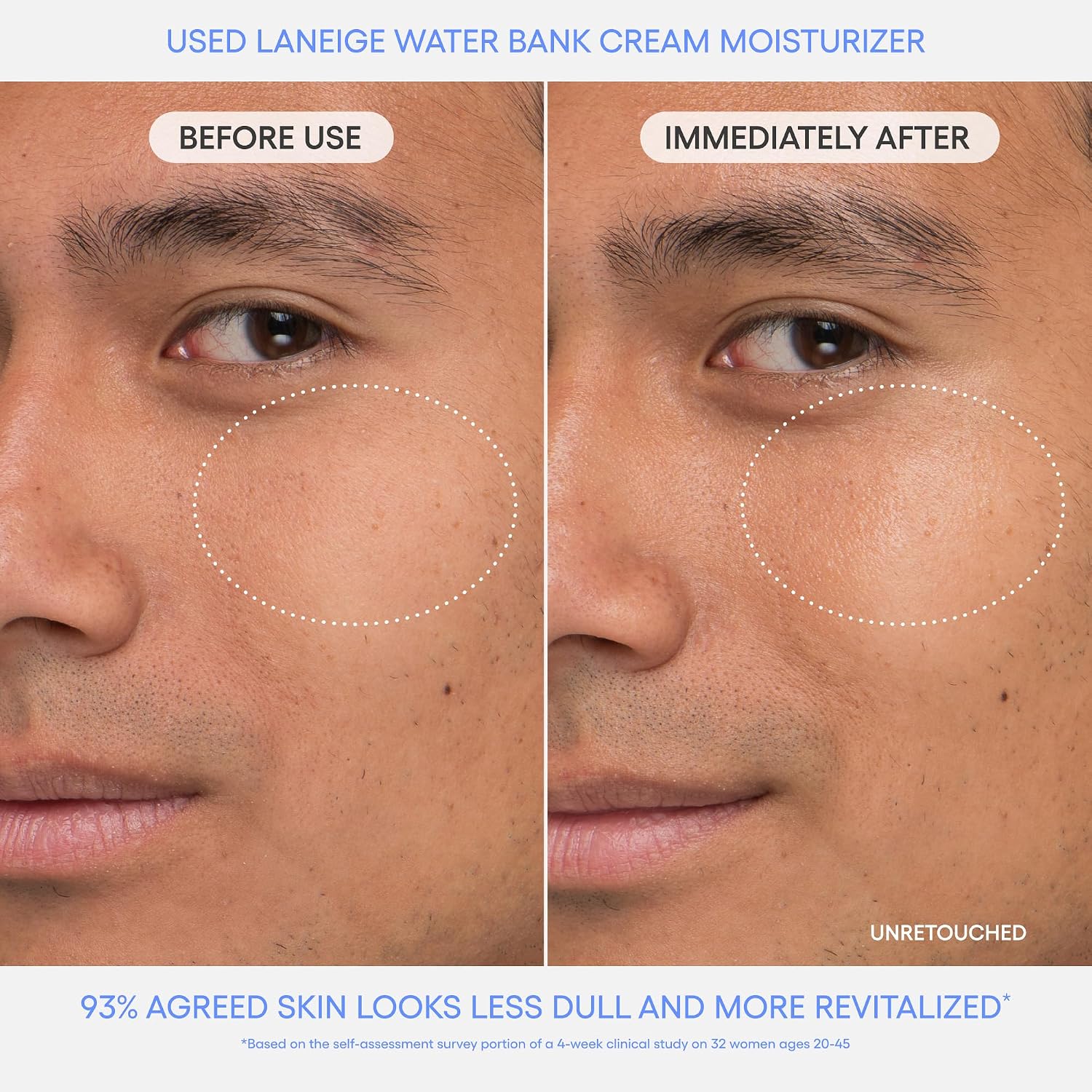 Laneige Water Bank Blue Hyaluronic Cream - Hydrating Face Moisturizer for All Skin Types
