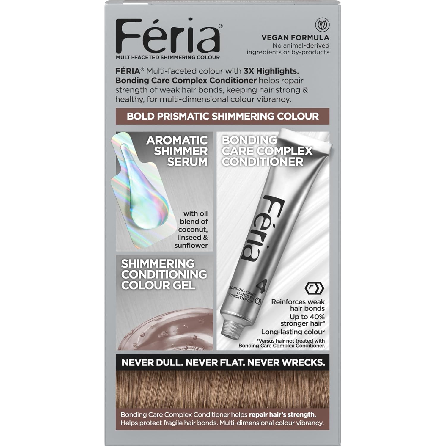 L'Oreal Paris Feria Permanent Hair Color B61 Downtown Brown - Hi-Lift Cool Brown