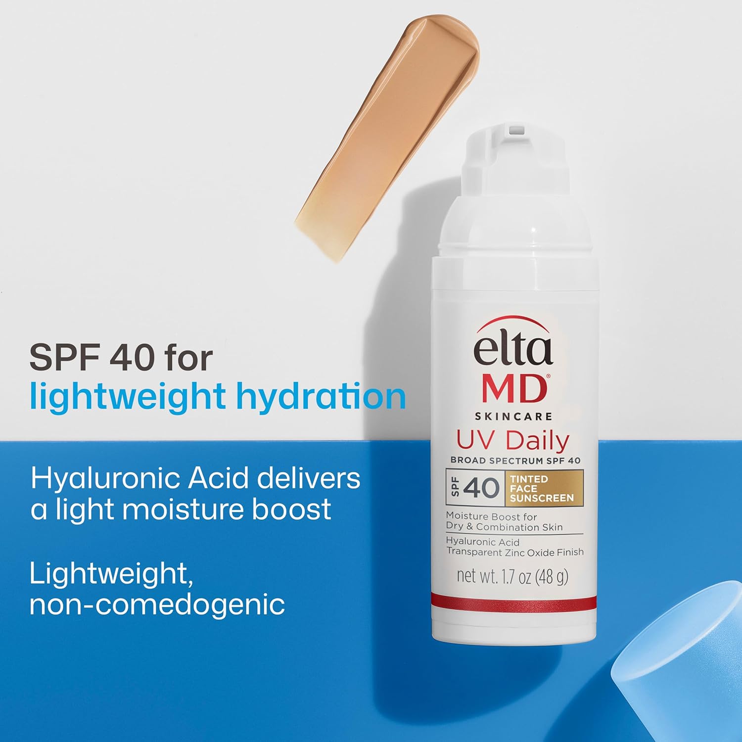 EltaMD UV Daily Tinted SPF 40 Face Sunscreen for Dry Skin (1.7 oz)