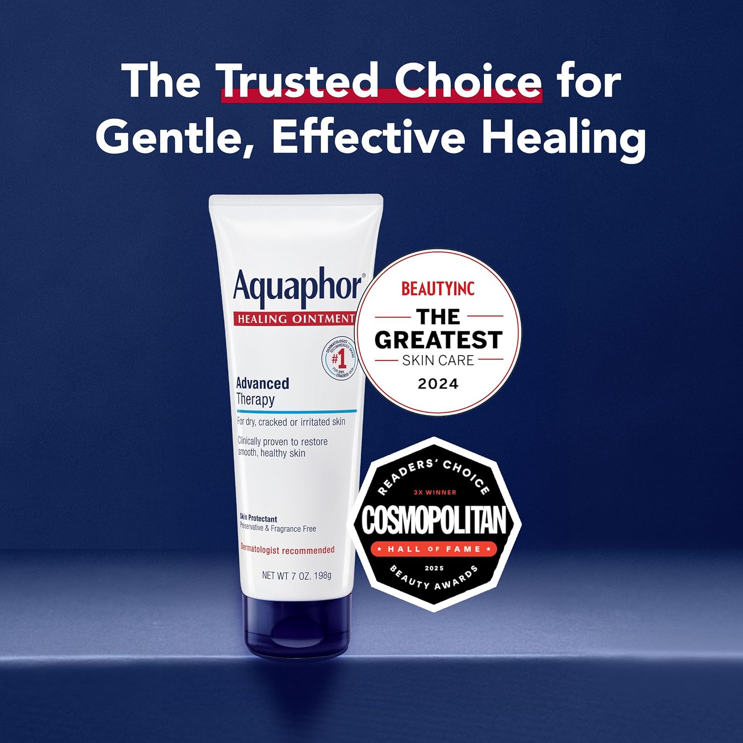 Aquaphor Healing Ointment for Dry & Cracked Skin - 7 Oz Tube