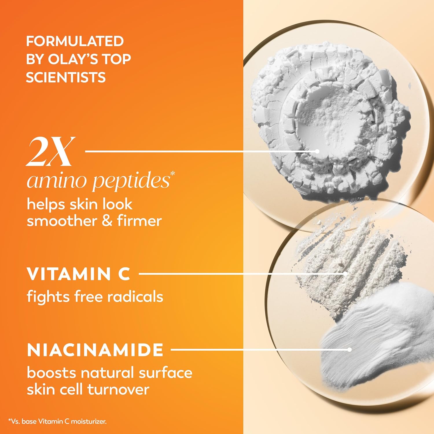 Olay Vitamin C MAX Brightening Face Moisturizer for Women - Hydrating Cream to Even Tone & Reduce Dark Spots, 1.7 Oz