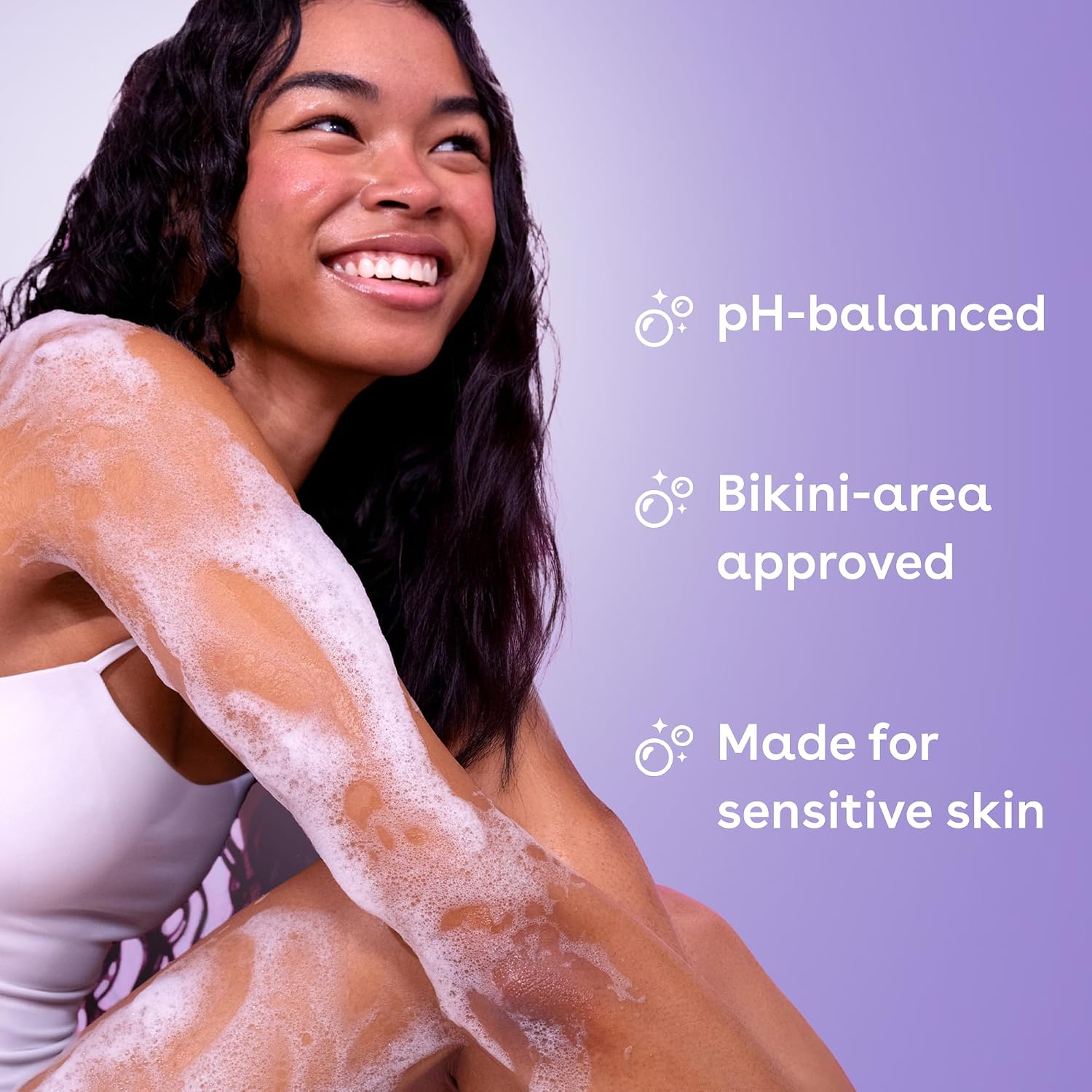 eos Moisturizing Vanilla Body Wash for Sensitive Skin - Shea Butter Formula