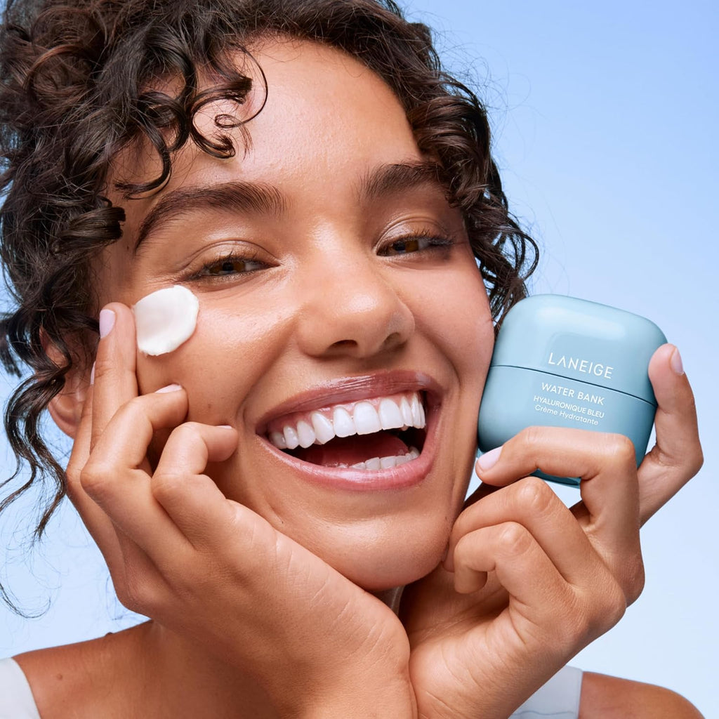 Laneige Water Bank Blue Hyaluronic Cream - Hydrating Face Moisturizer for All Skin Types