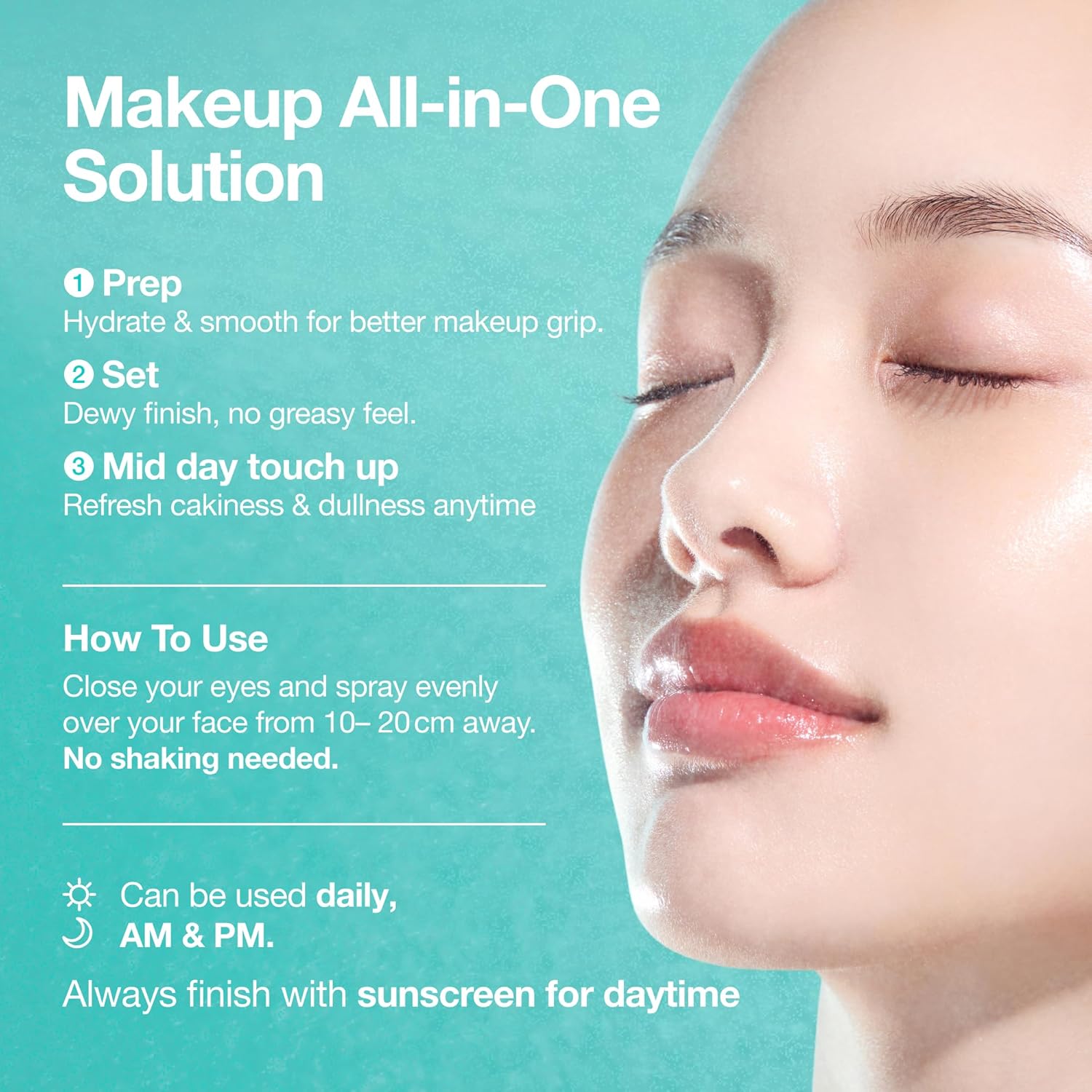 ANUA PDRN Collagen Glow Facial Serum Spray: Hydrating Face Mist with 2000ppm PDRN for Dewy Skin