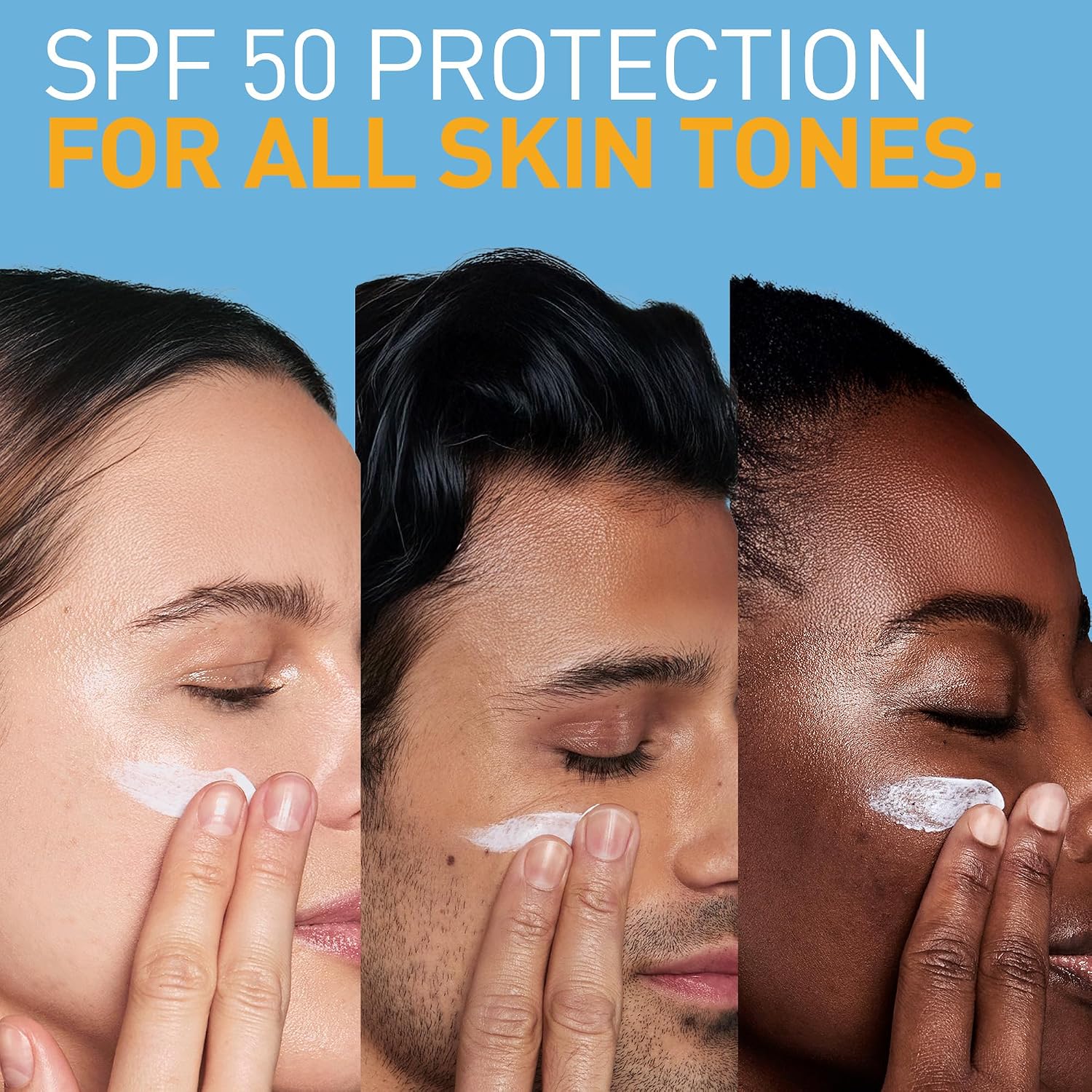 CeraVe AM Facial Moisturizer SPF 50 - Hydrating Daily Face Lotion with Broad Spectrum Sunscreen & Ceramides for All Skin Types