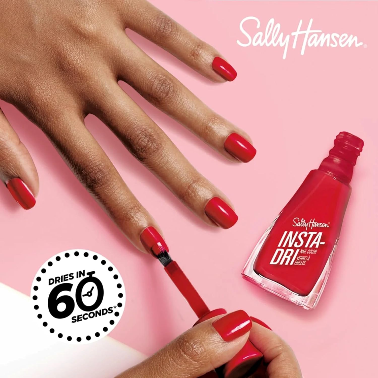 Sally Hansen Insta-Dri Clearly Quick Nail Polish - Quick Dry & Long-Lasting Shine