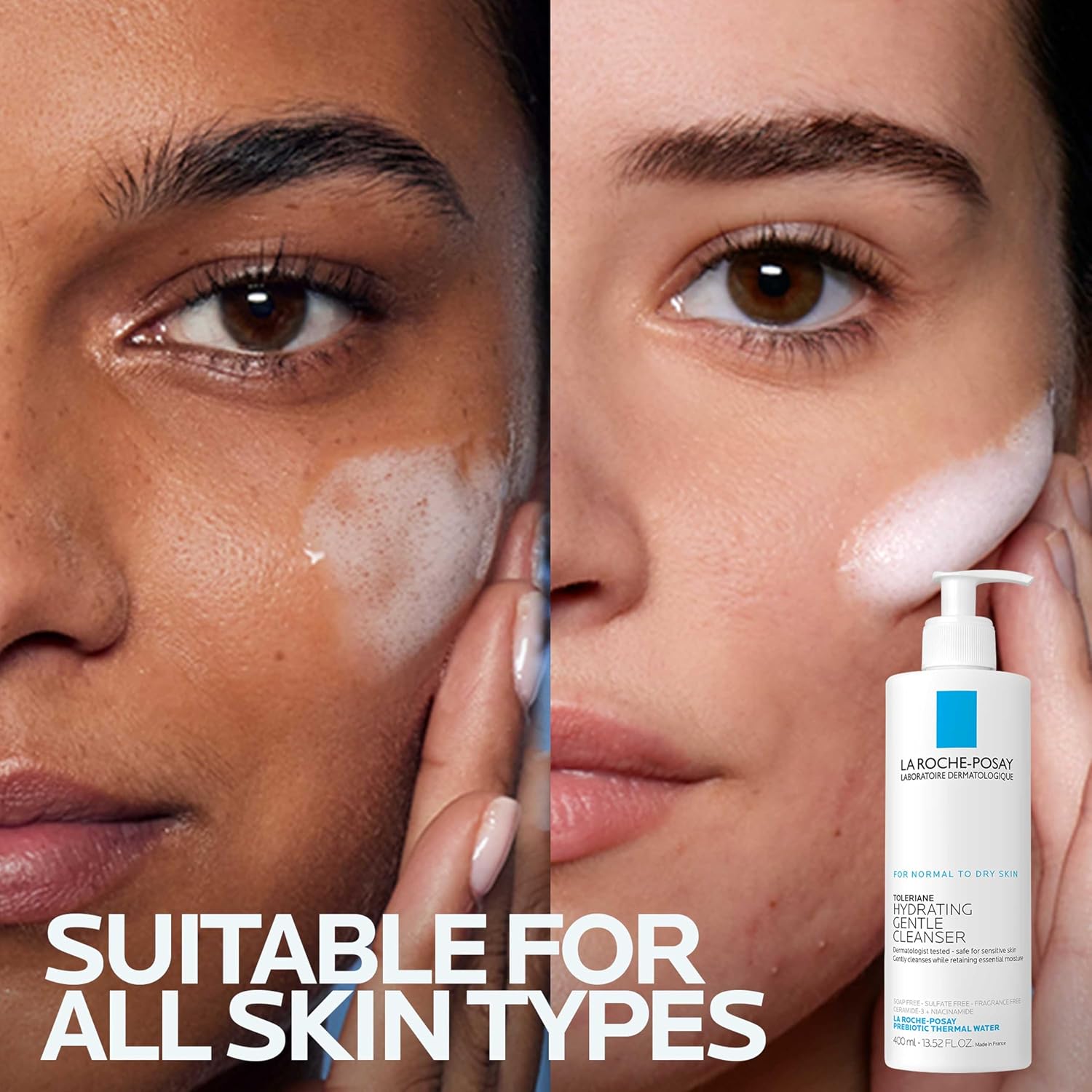 La Roche-Posay Toleriane Hydrating Gentle Face Wash - For Sensitive & Dry Skin