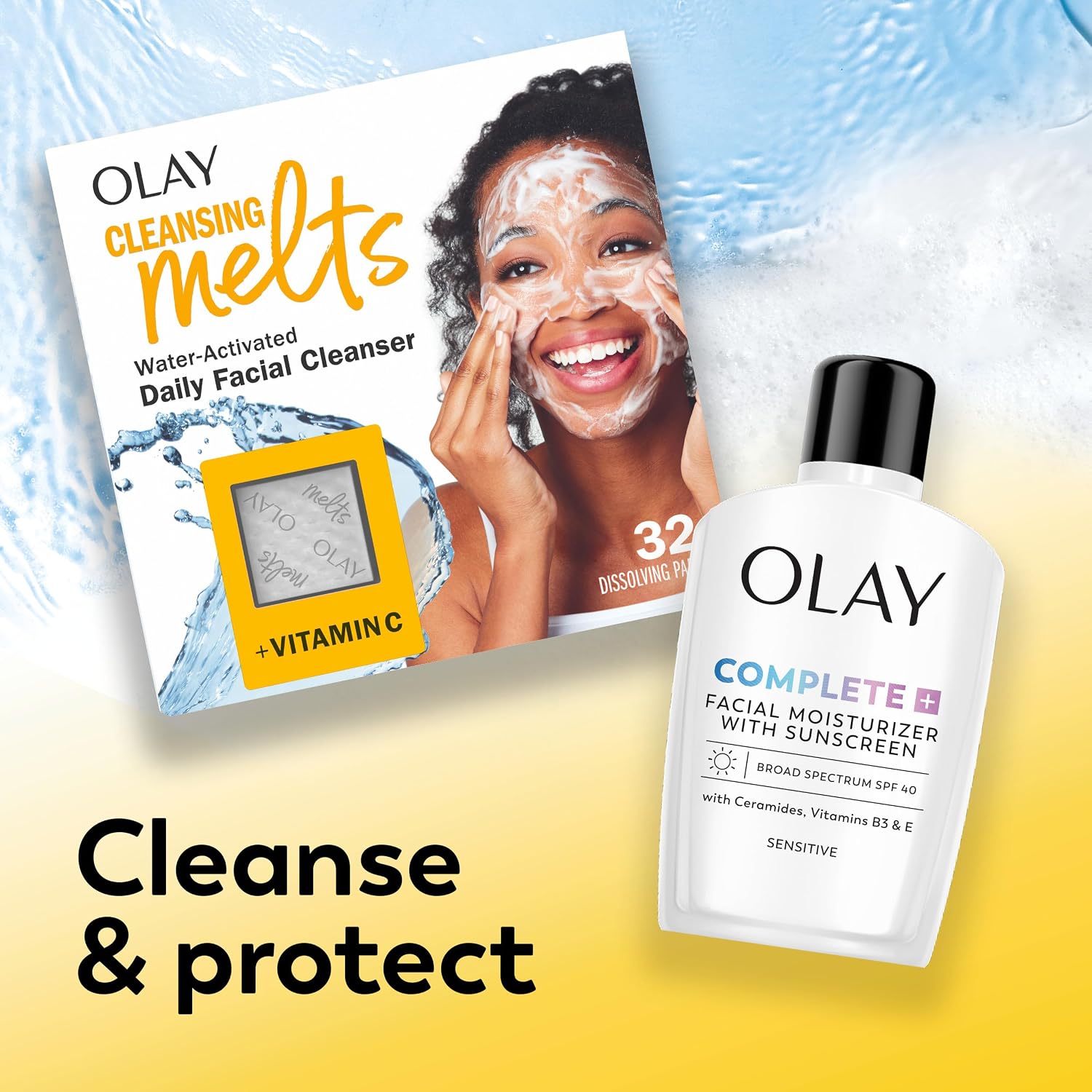 Olay Complete+ Fragrance-Free SPF 40 Face Moisturizer for Sensitive Skin