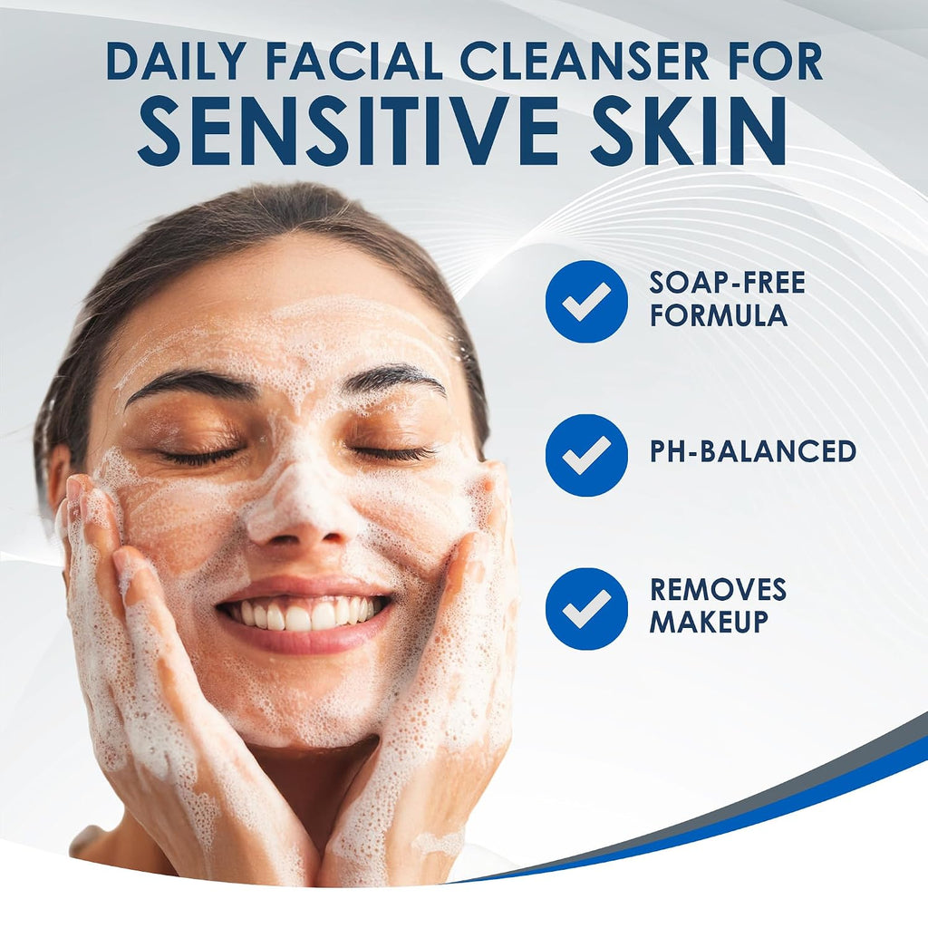 Vanicream Gentle Facial Cleanser with Pump Dispenser - 8 fl oz for Sensitive Skin