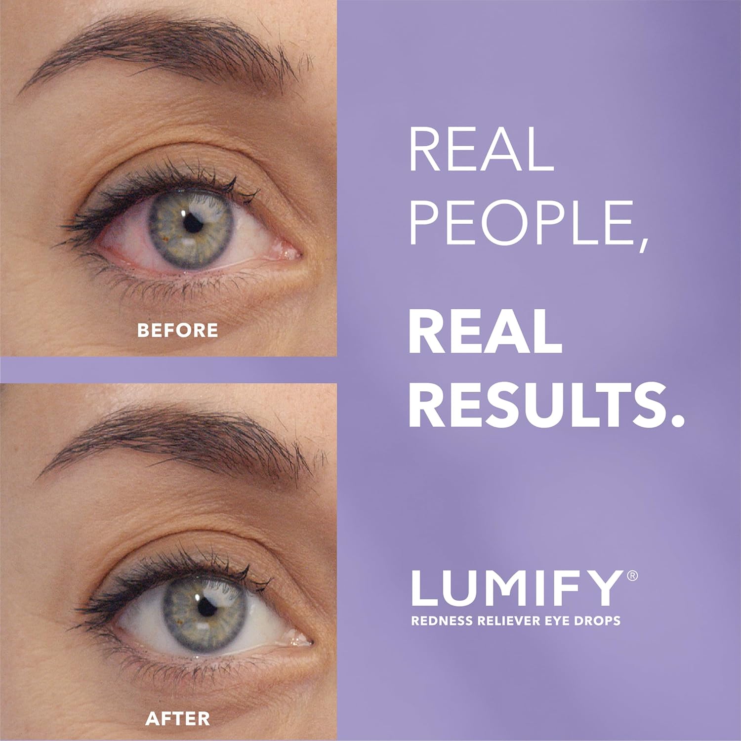 LUMIFY Redness Relief Eye Drops - Works in 60 Seconds & Lasts Up to 8 Hours