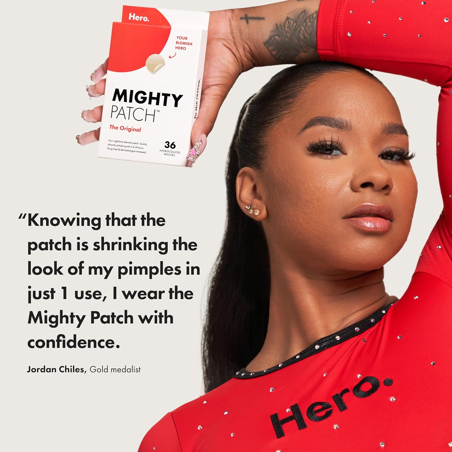 Mighty Patch Original Hydrocolloid Acne Pimple Patches for Face - 36 Count