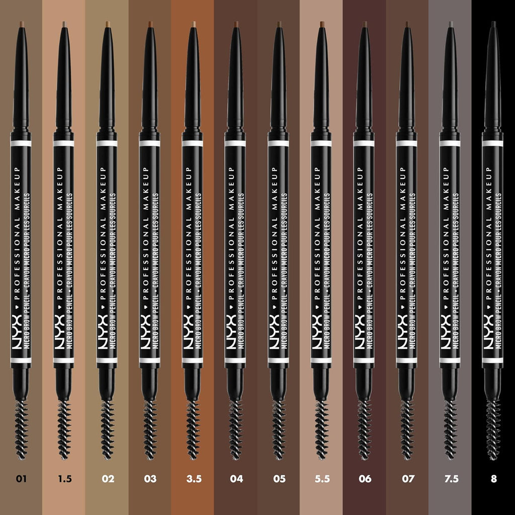 NYX Micro Brow Pencil - Precise Eyebrow Filler for Sparse Brows | Vegan & Waterproof