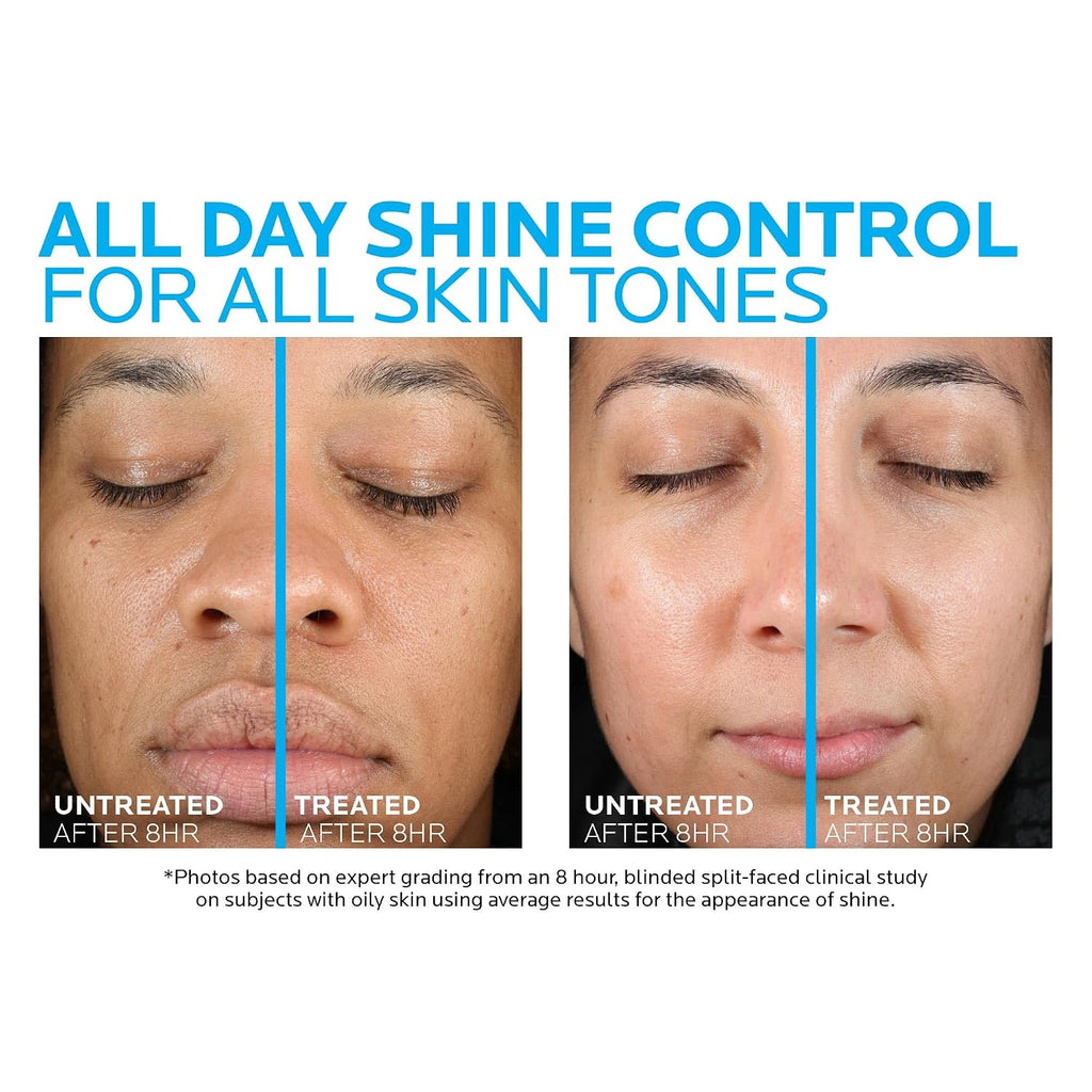 La Roche-Posay Toleriane Double Repair Matte Moisturizer for Oily Skin - Oil-Free Niacinamide & Ceramide Formula