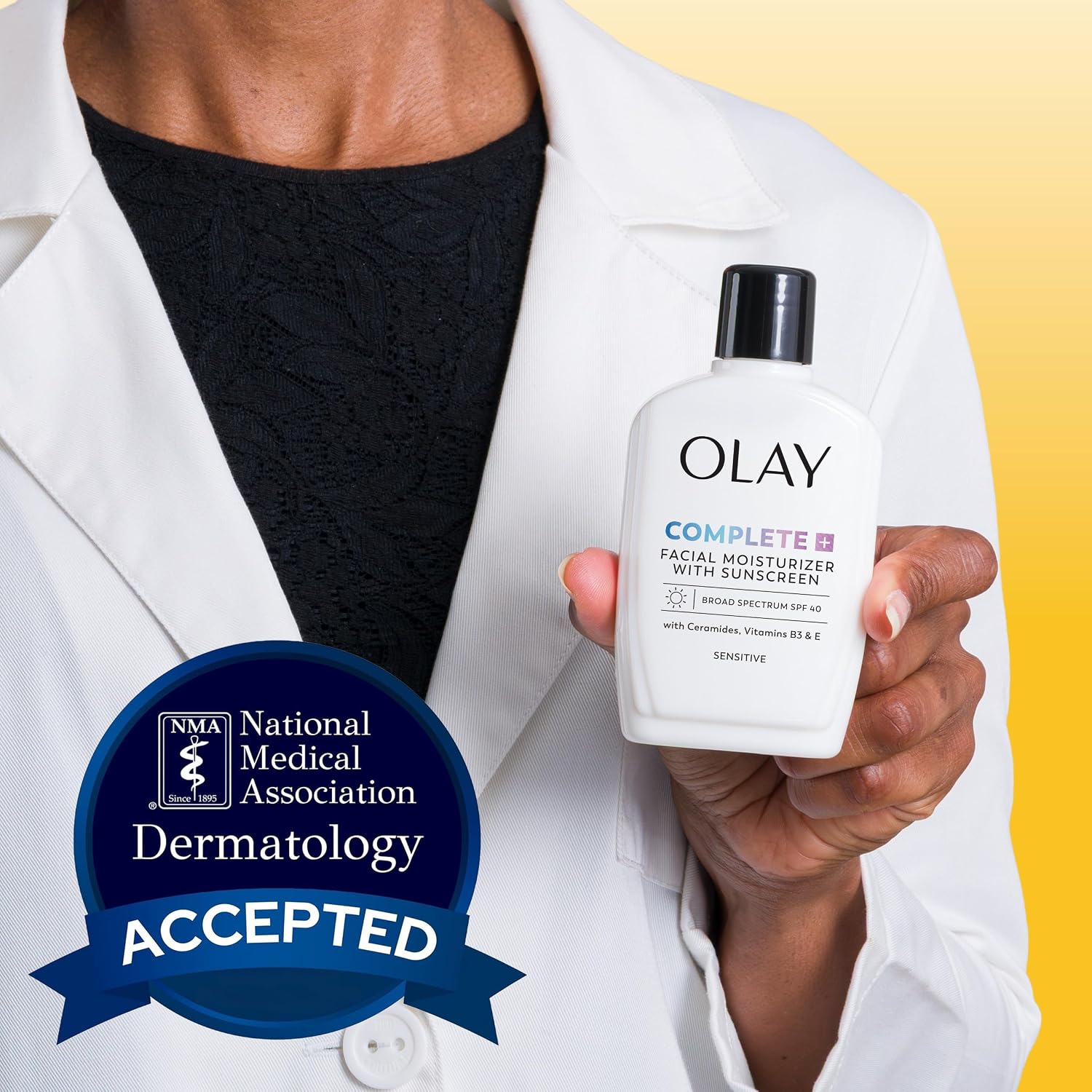 Olay Complete+ Fragrance-Free SPF 40 Face Moisturizer for Sensitive Skin