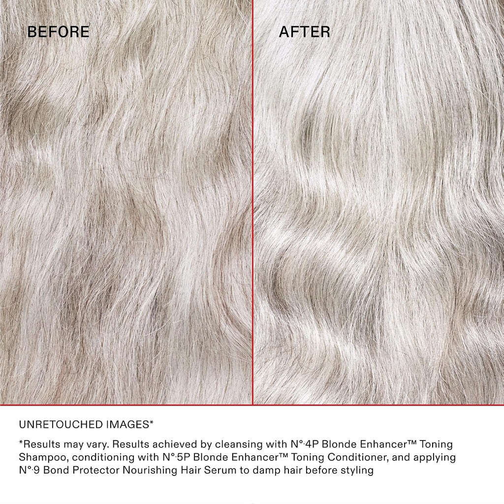 Olaplex Nº.4P Purple Toning Shampoo for Blonde Hair - Neutralizes Brassiness & Strengthens Damage, 250ml