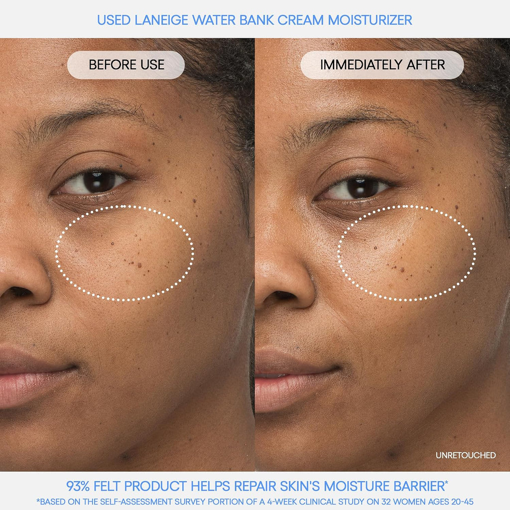 Laneige Water Bank Blue Hyaluronic Cream - Hydrating Face Moisturizer for All Skin Types
