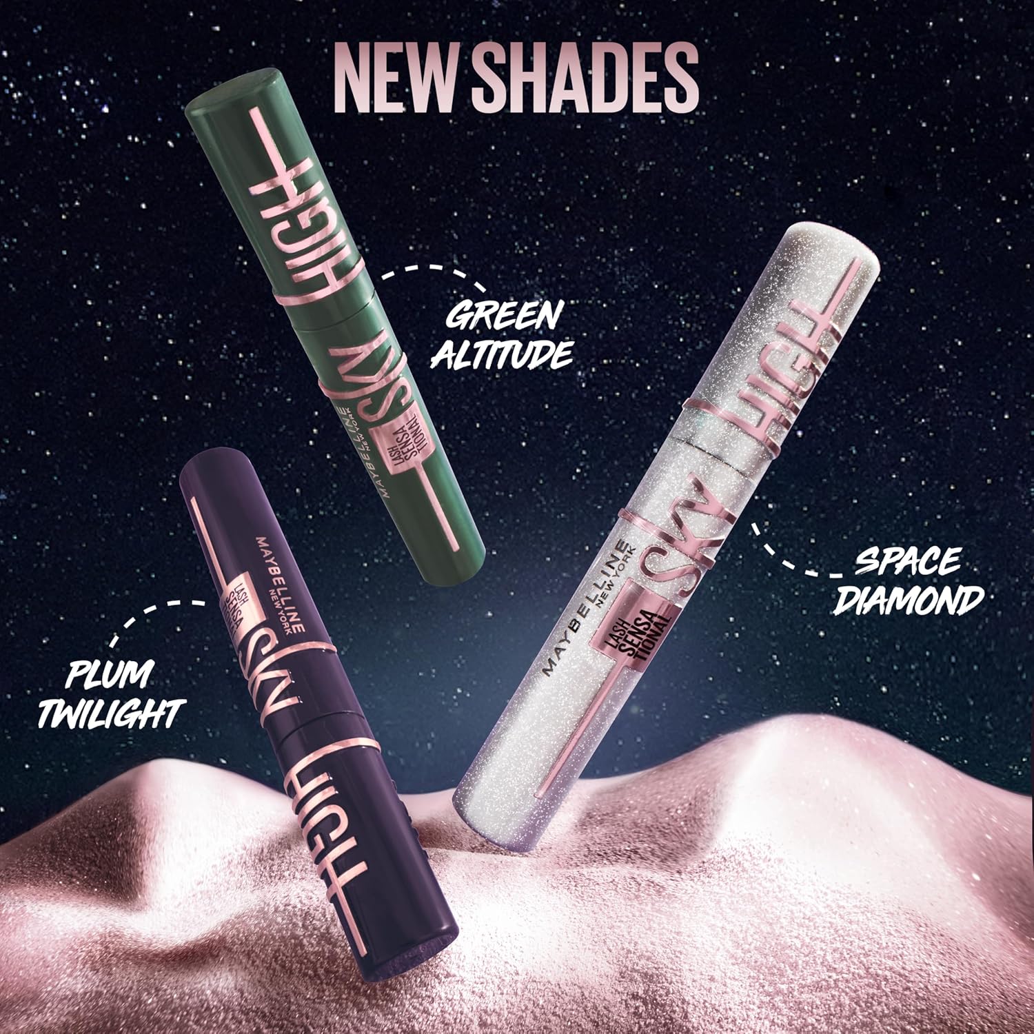 MAYBELLINE Lash Sensational Sky High Volumizing Lengthening Washable Mascara for Sensitive Eyes